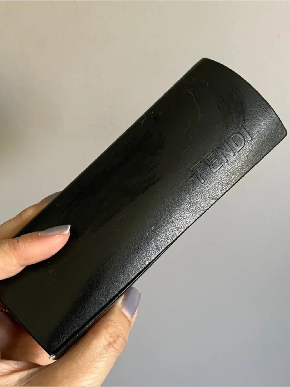 Fendi Black Zucca Monogram Eyeglasses / Sunglasses Hard Case - O/S 🇮🇹